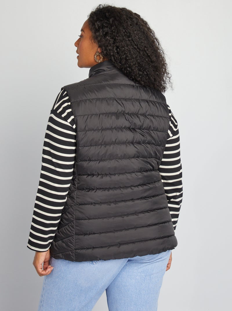 Piumino leggero smanicato NERO - Kiabi