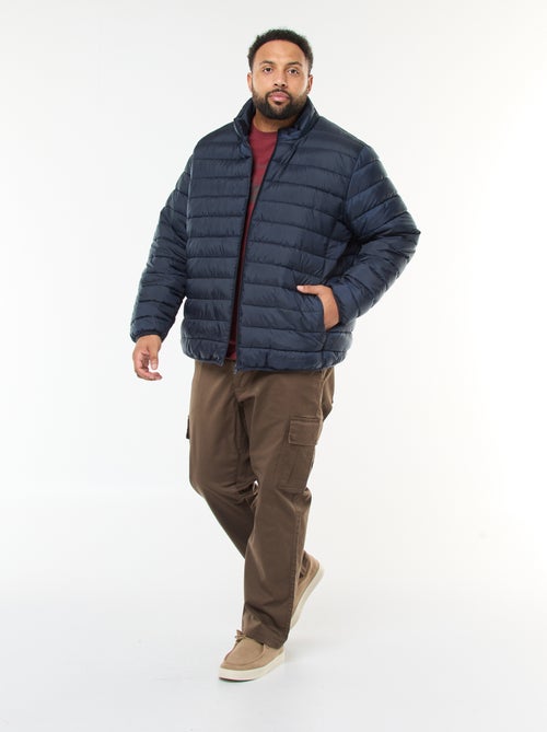 Piumino leggero tinta unita a maniche lunghe e collo alto - Kiabi