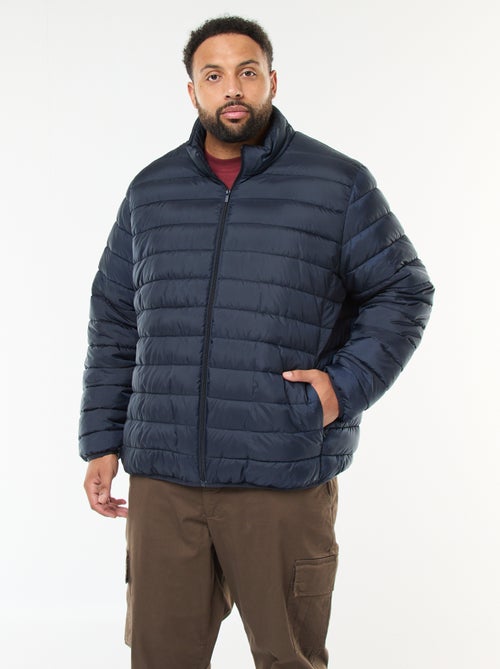 Piumino leggero tinta unita a maniche lunghe e collo alto - Kiabi