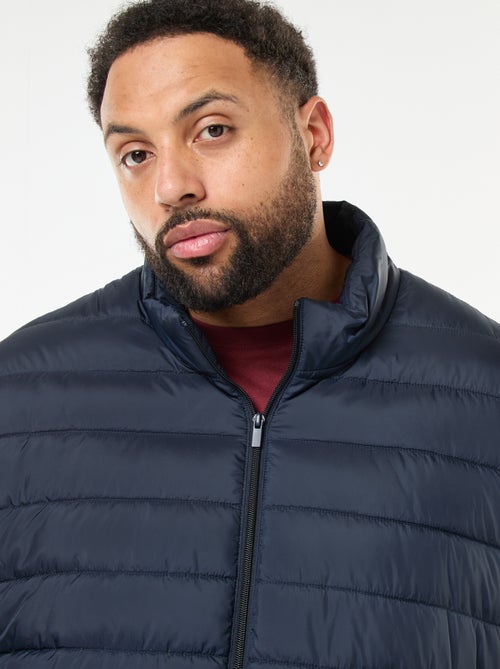 Piumino leggero tinta unita a maniche lunghe e collo alto - Kiabi