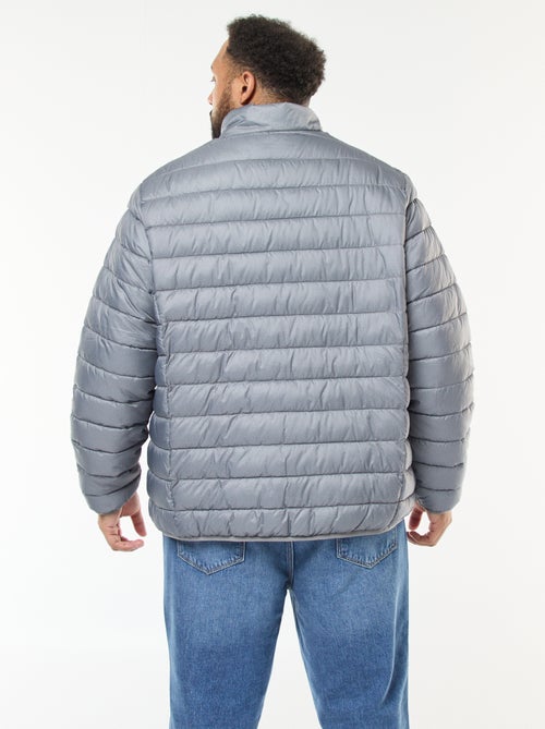 Piumino leggero tinta unita a maniche lunghe e collo alto - Kiabi