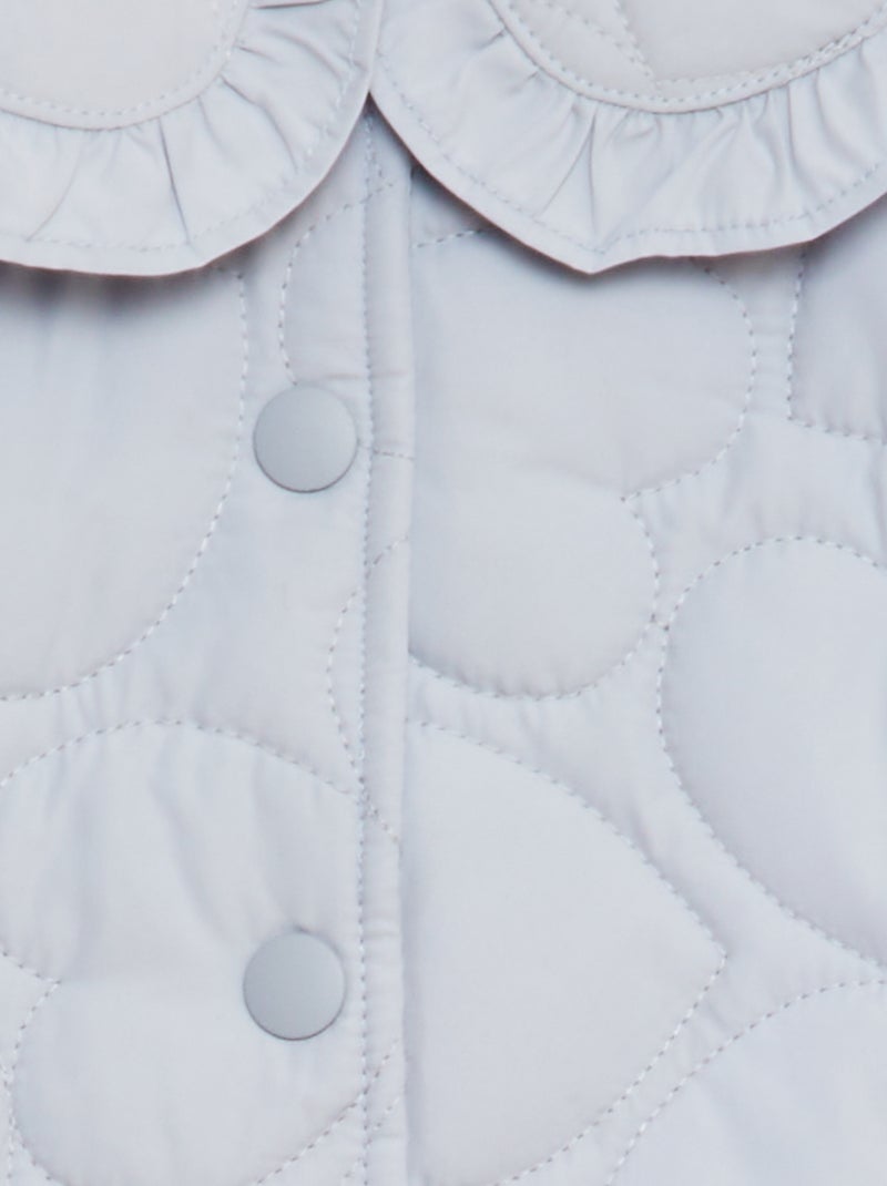 Piumino leggero trapuntato a cuore GRIGIO - Kiabi