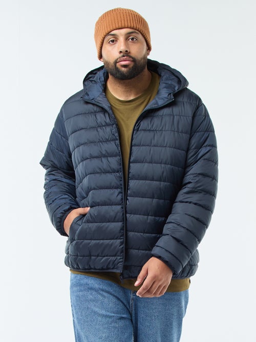 Piumino leggero trapuntato con cappuccio - Kiabi