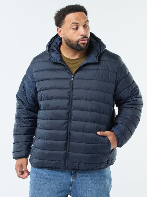 Piumino leggero trapuntato con cappuccio - Kiabi