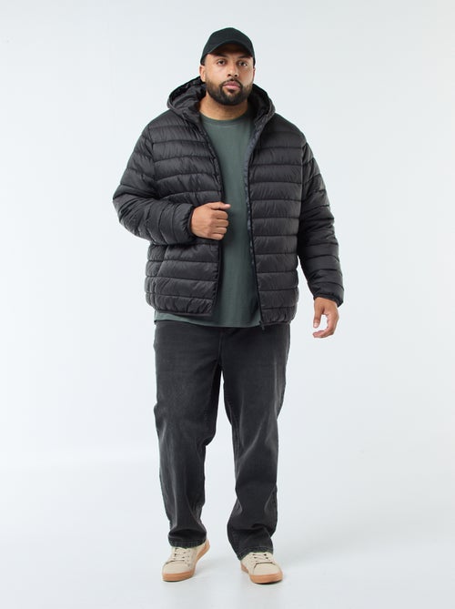 Piumino leggero trapuntato con cappuccio - Kiabi