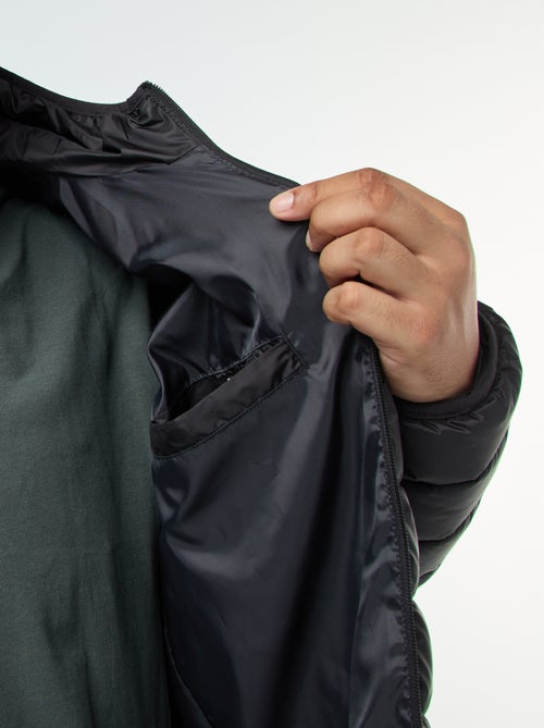 Piumino leggero trapuntato con cappuccio - Kiabi