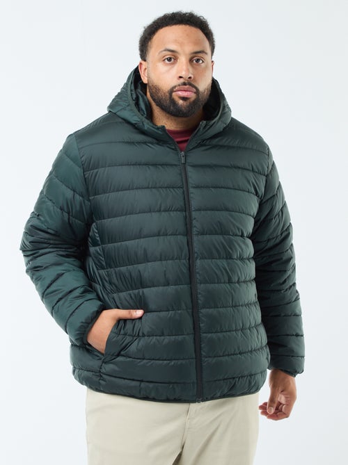 Piumino leggero trapuntato con cappuccio - Kiabi