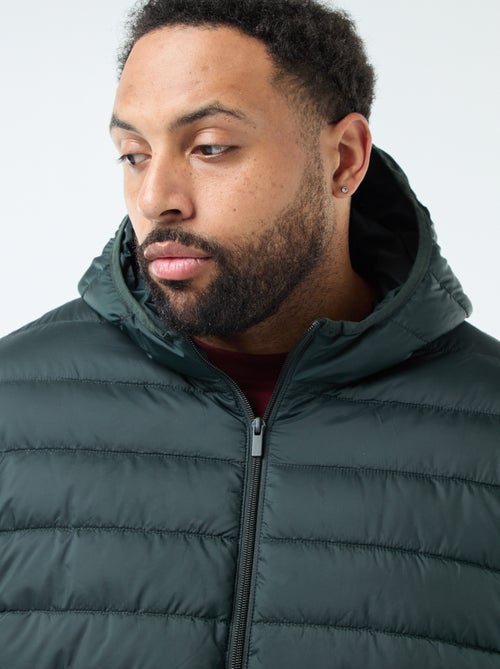 Piumino leggero trapuntato con cappuccio - Kiabi