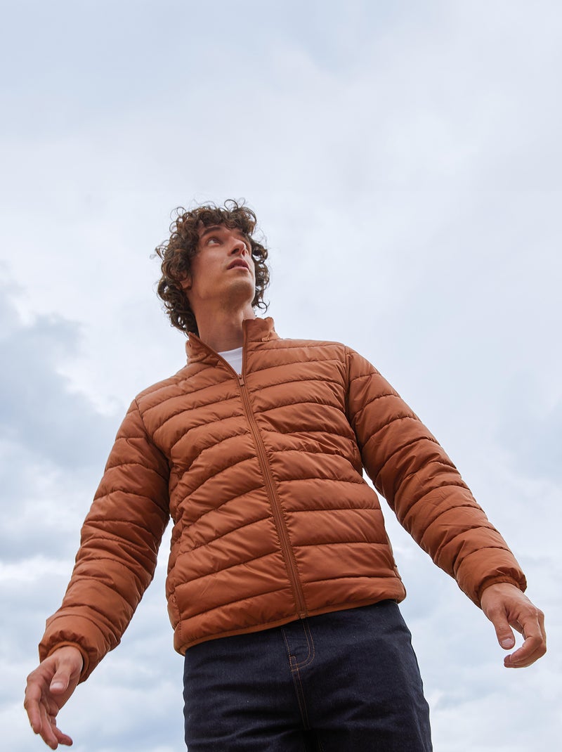 Piumino leggero trapuntato MARRONE - Kiabi