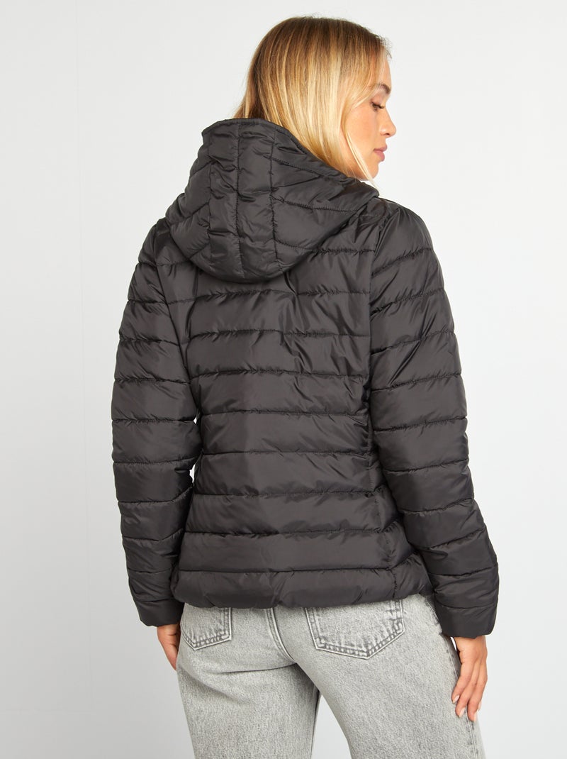 Piumino leggero trapuntato nero - Kiabi