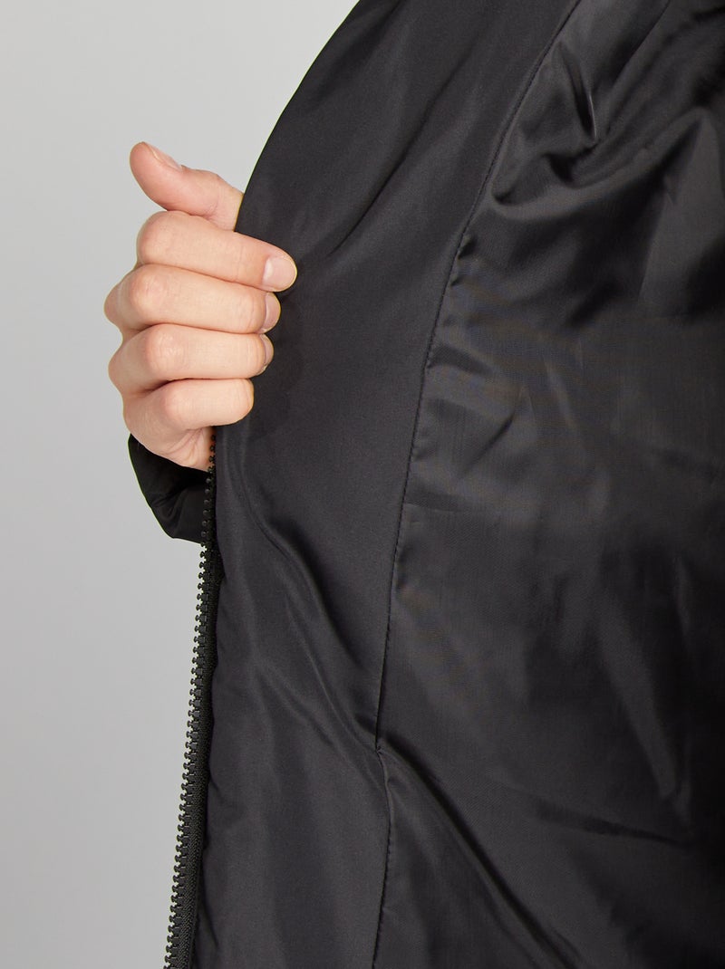 Piumino leggero trapuntato nero - Kiabi