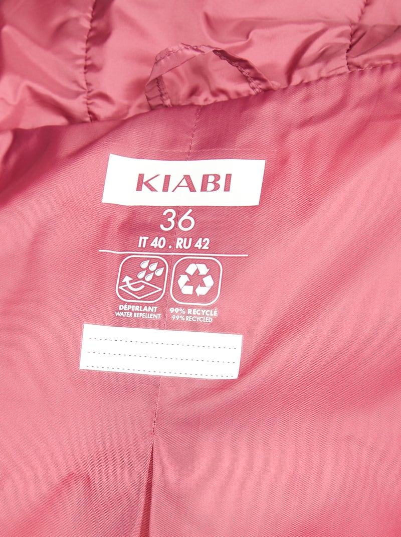 Piumino leggero trapuntato ROSA - Kiabi