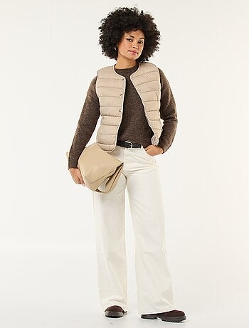 Piumino leggero trapuntato senza maniche