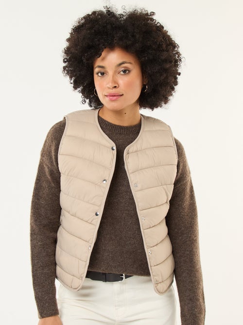 Piumino leggero trapuntato senza maniche - Kiabi