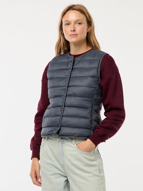 Piumino leggero trapuntato senza maniche - Kiabi