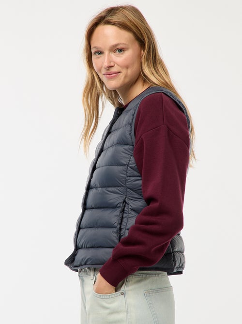 Piumino leggero trapuntato senza maniche - Kiabi