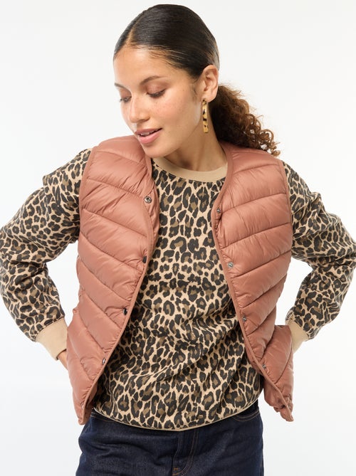 Piumino leggero trapuntato senza maniche - Kiabi