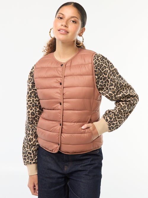 Piumino leggero trapuntato senza maniche - Kiabi