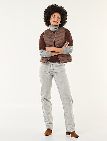 Piumino leggero trapuntato senza maniche