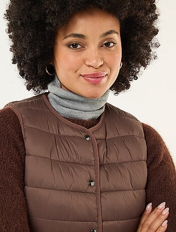 Piumino leggero trapuntato senza maniche