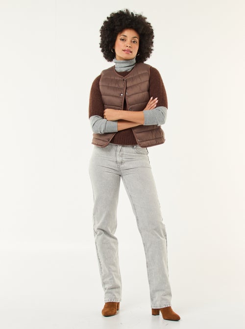 Piumino leggero trapuntato senza maniche - Kiabi