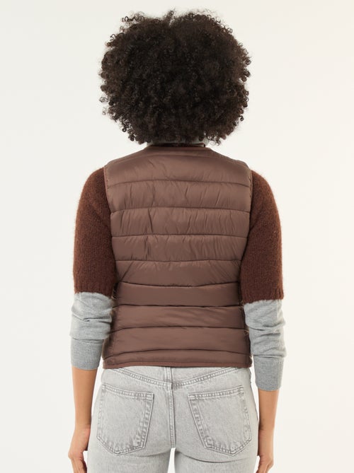 Piumino leggero trapuntato senza maniche - Kiabi