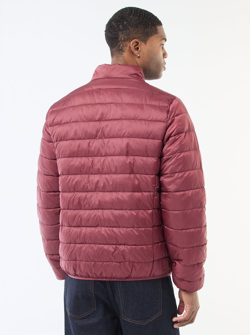 Piumino leggero trapuntato tinta unita Rosso - Kiabi