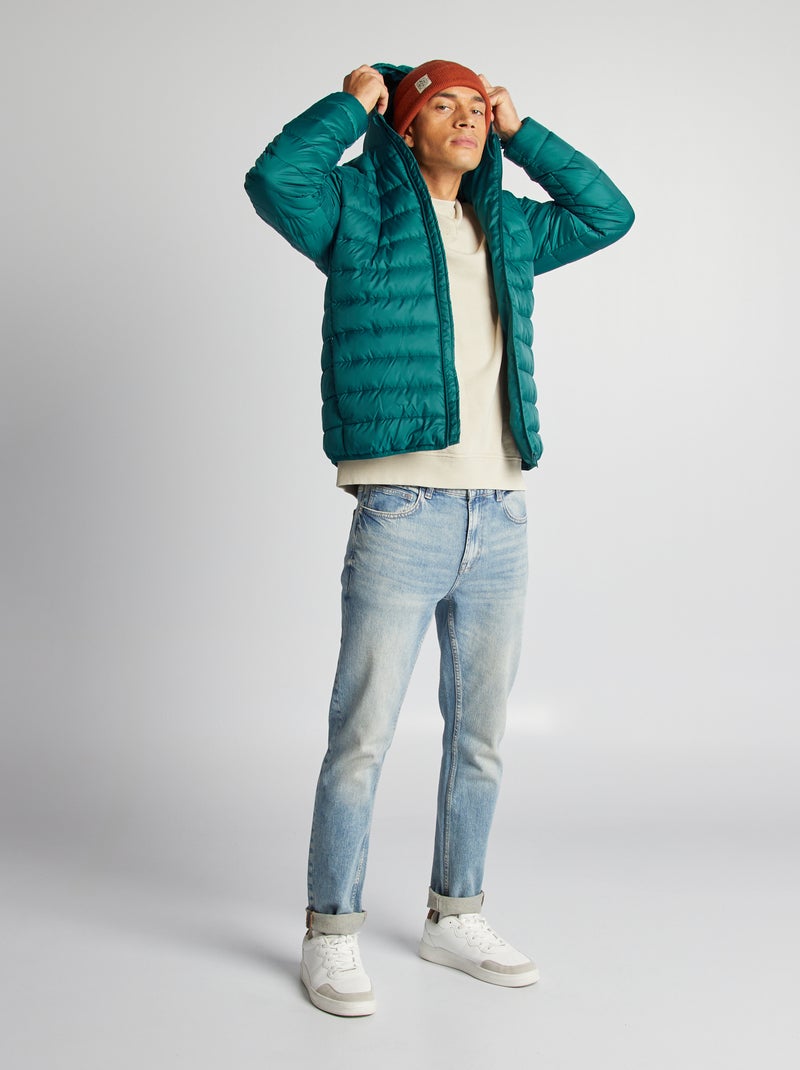 Piumino leggero trapuntato VERDE - Kiabi