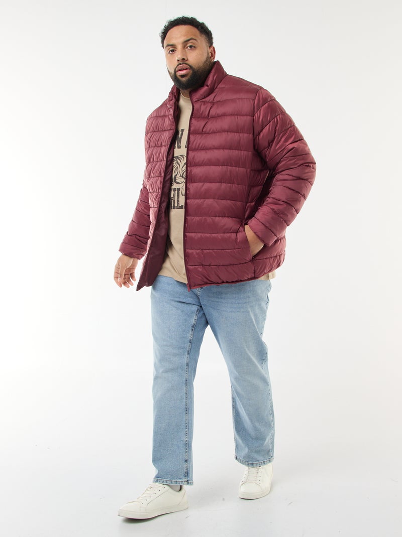 Piumino leggeroBasic a maniche lunghe e collo alto Rosso - Kiabi