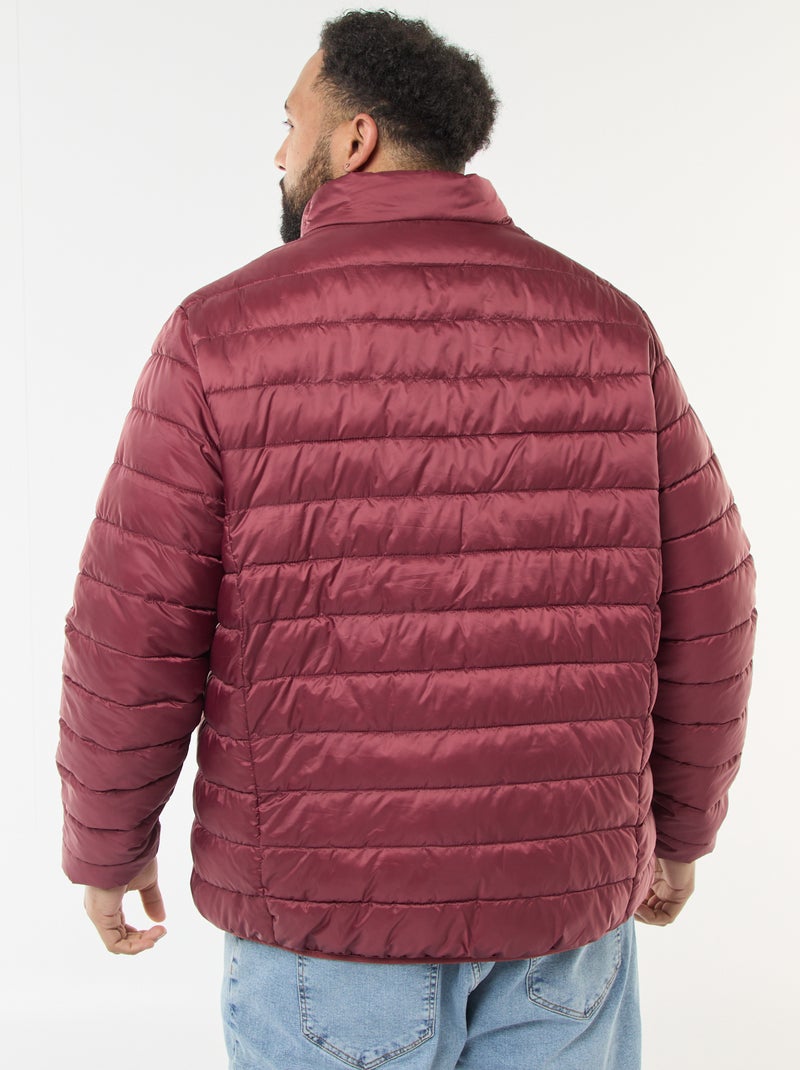 Piumino leggeroBasic a maniche lunghe e collo alto Rosso - Kiabi