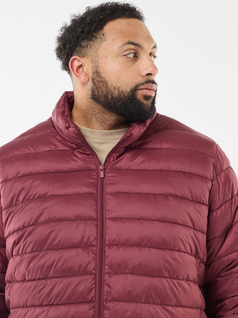 Piumino leggeroBasic a maniche lunghe e collo alto Rosso - Kiabi