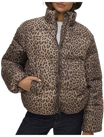 Piumino Leopardato Vero Moda