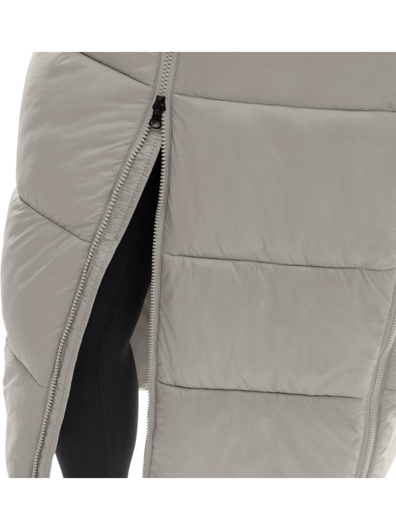 Piumino lungo cappotto da donna lifestyle donna hemisphere Bianco Grigio - Kiabi