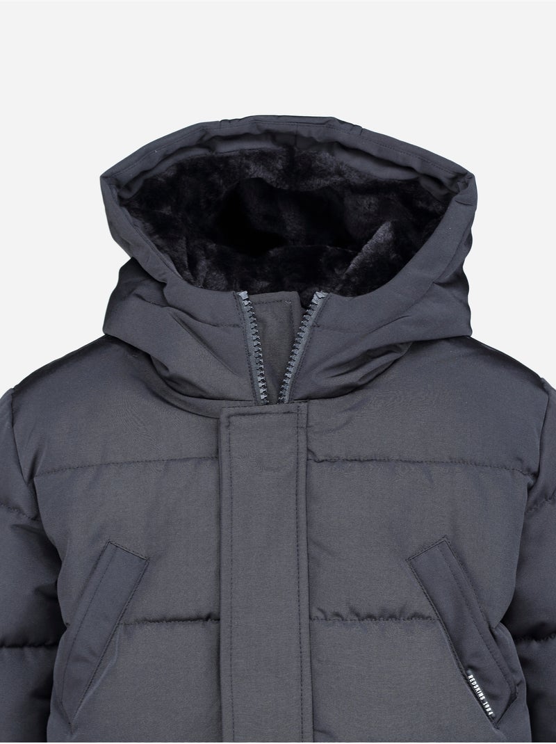 Piumino lungo con cappuccio - Redskins Nero - Kiabi