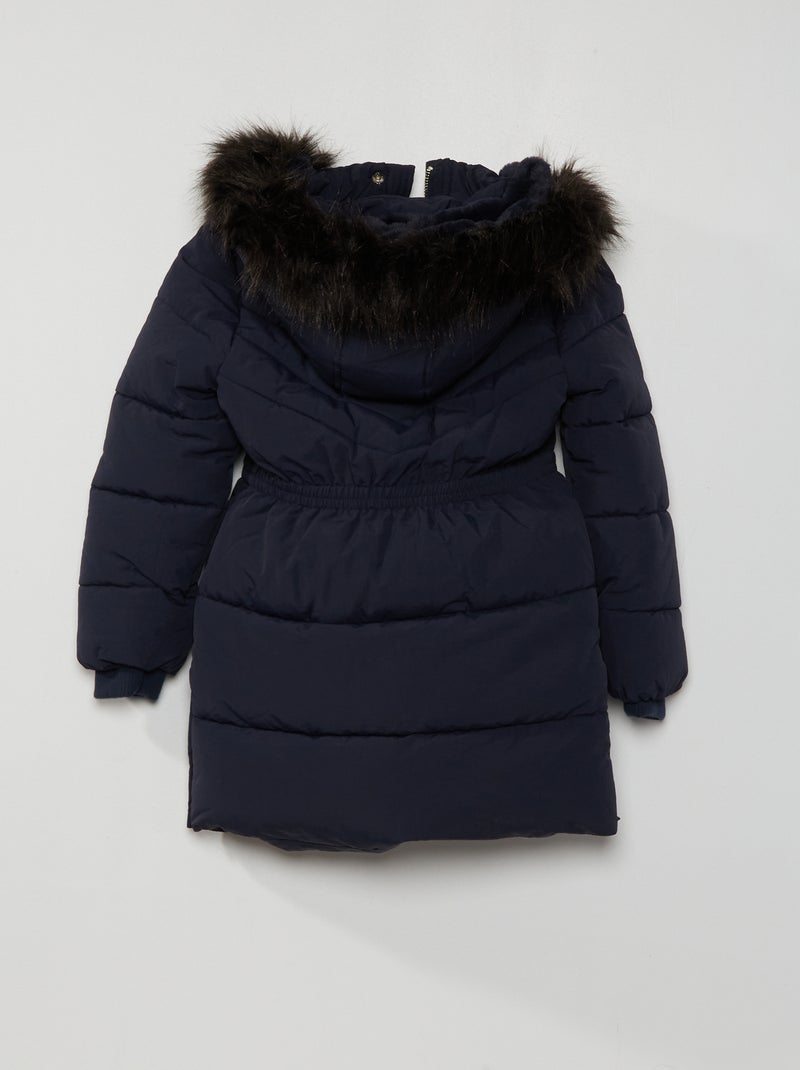 Piumino Lungo Bambine Essentials - Impermeabile, Con Cappuccio E Fodera In Pile, Taglia Oversize