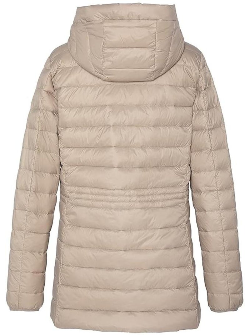 Piumino lungo da donna schott Beige - Kiabi
