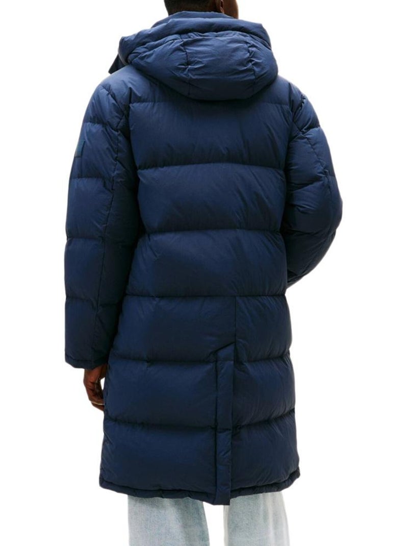 Piumino Lungo da Uomo Tommy Hilfiger Blu marino - Kiabi