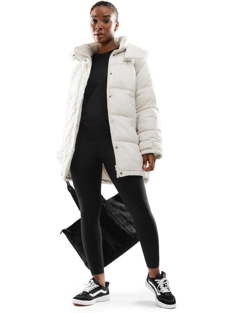 Piumino oversize da donna lifestyle donna international Bianco - Kiabi