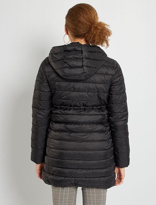 Piumino premaman con cappuccio - nero - Kiabi - 40.00€
