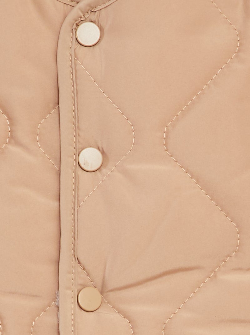 Piumino senza maniche imbottito BEIGE - Kiabi