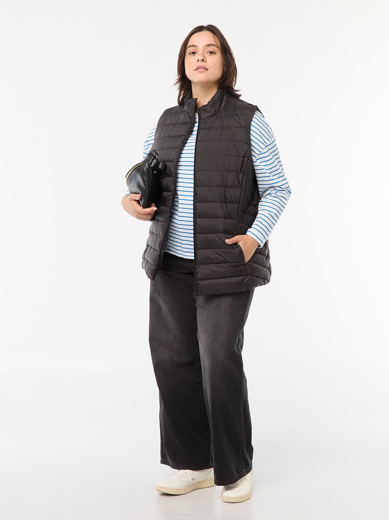 Piumino senza maniche impermeabile nero - Kiabi