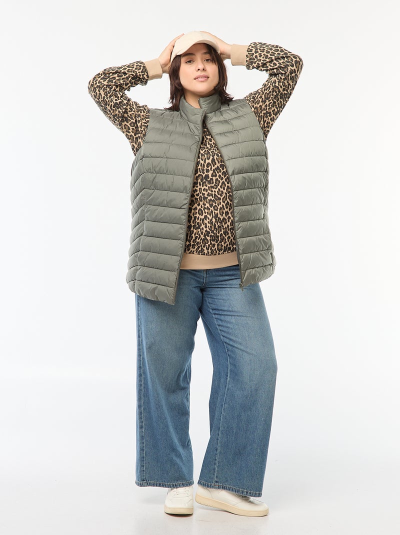 Piumino senza maniche impermeabile Verde - Kiabi