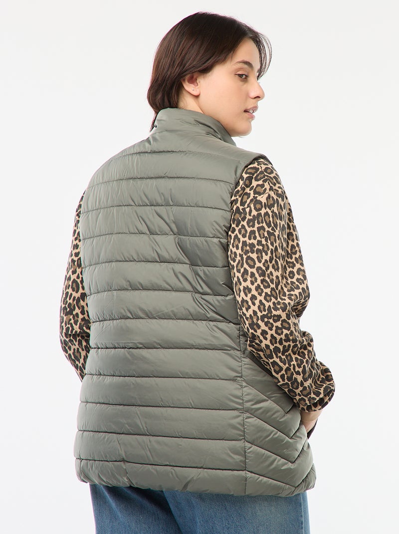 Piumino senza maniche impermeabile Verde - Kiabi