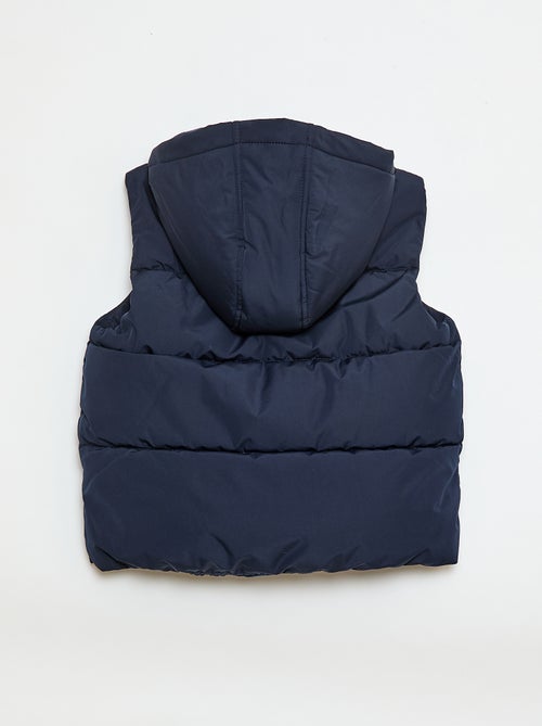 Piumino smanicato con cappuccio - Kiabi