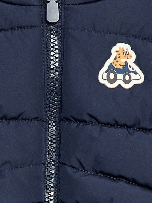 Piumino smanicato con cappuccio trapuntato - Kiabi