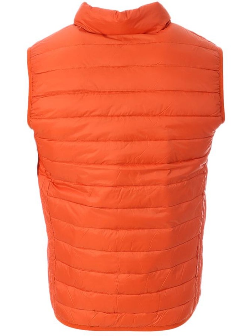 Piumino smanicato da uomo Schott Arancione - Kiabi