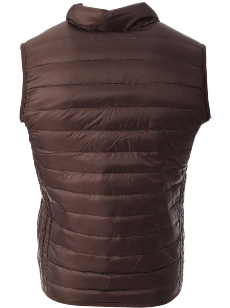 Piumino Smanicato da Uomo Schott Marrone scuro - Kiabi