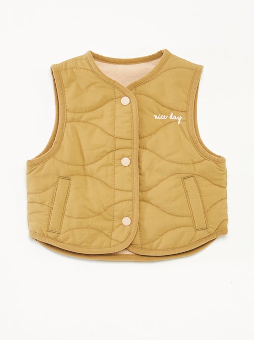 Piumino smanicato foderato - Kiabi