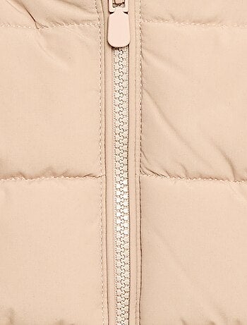 Piumino smanicato imbottito