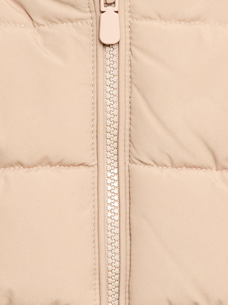 Piumino smanicato imbottito Beige - Kiabi